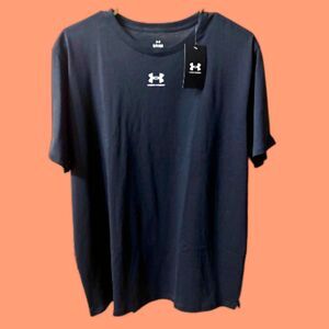 WOMENS UNDER ARMOUR SHORT SLEEVE TOP ~ Black ~ Size Small